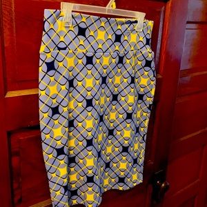 Purple/ Gold LulaRoe Pencil Skirt